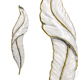 Feather Wall Light